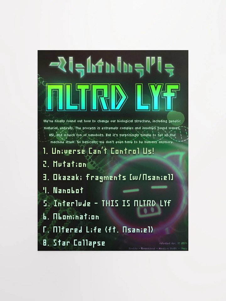ALTRD LYF Album Poster product image (2)