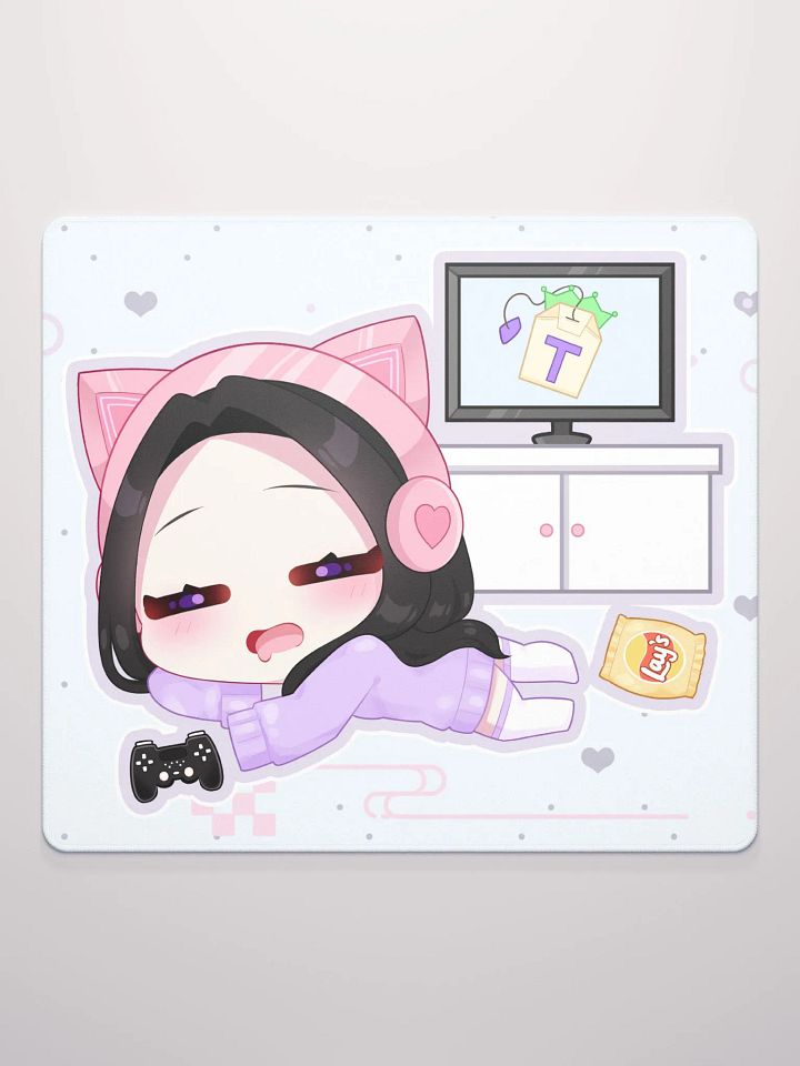 'Lazy Gamer' Chibi Mouse Pad product image (2)