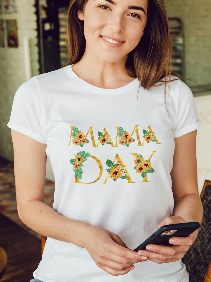 Golden Mama Day Mother's Day Sunflower T-Shirt product image (1)