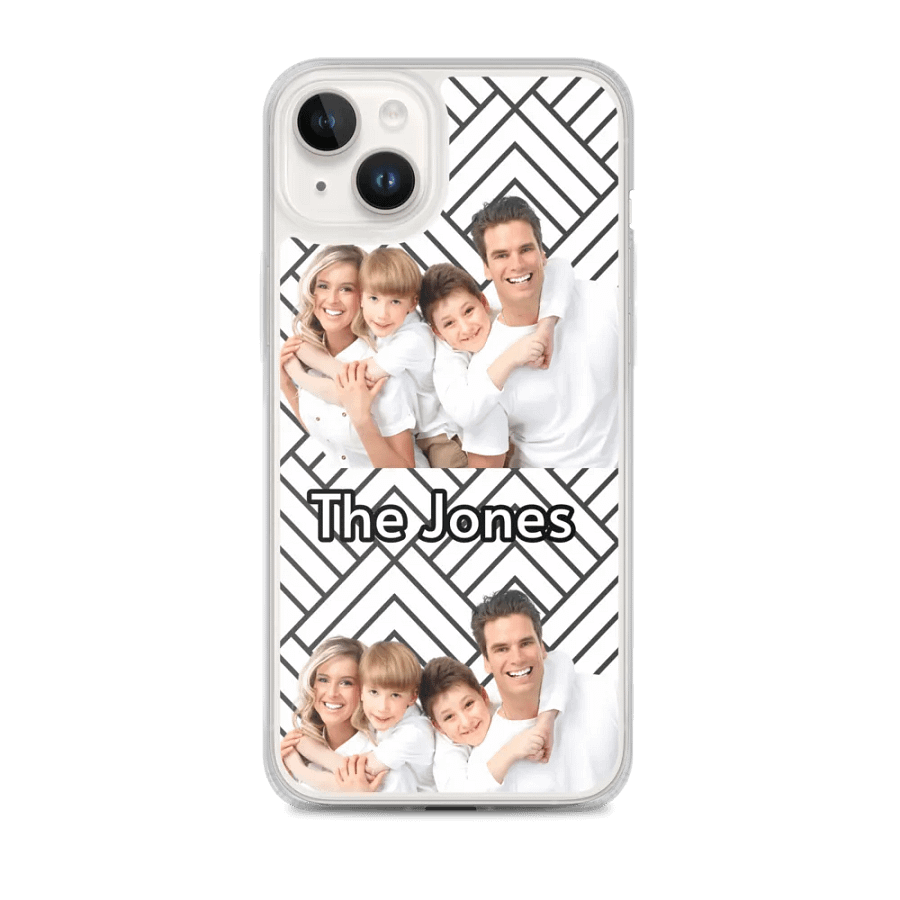 Family Embrace Geometric iPhone® Case product image (1)