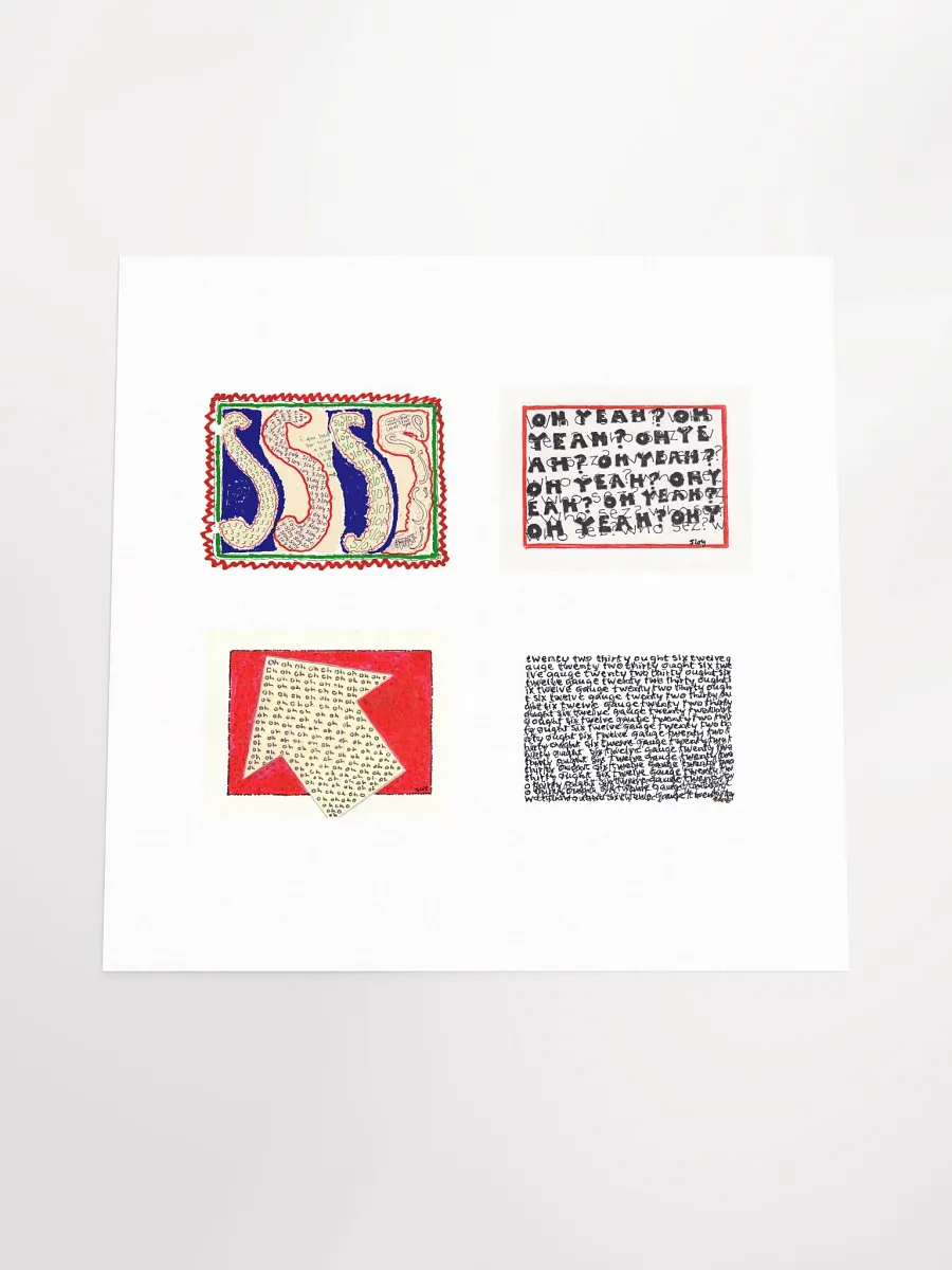 Build Your Own Four Panel Card Art (horizontal orientation) product image (2)