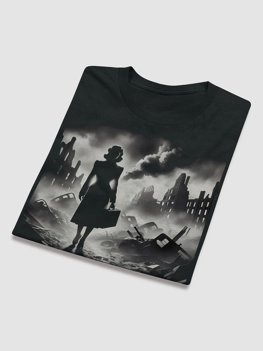 Noir Resilience Amidst Ruins (Front Print Womens Tee) product image (5)