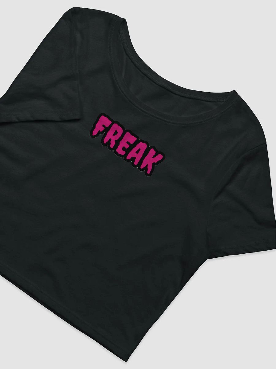 Rick G FREAK Women's Crop Top - PINK LOGO product image (3)
