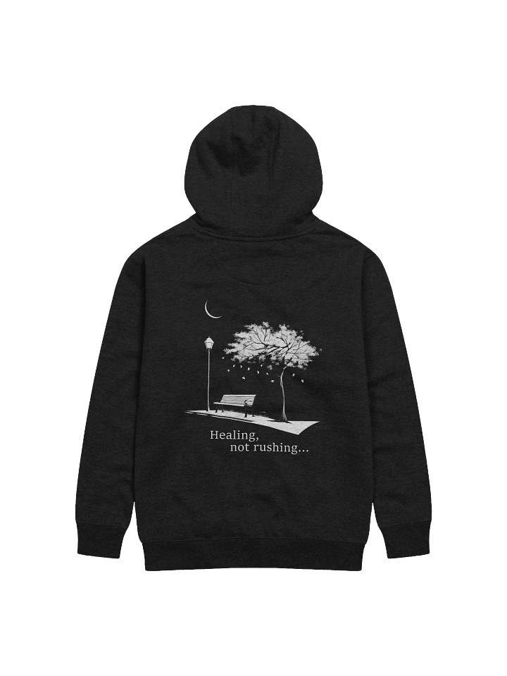 Healing, not rushing Back Printed Hoodie product image (12)