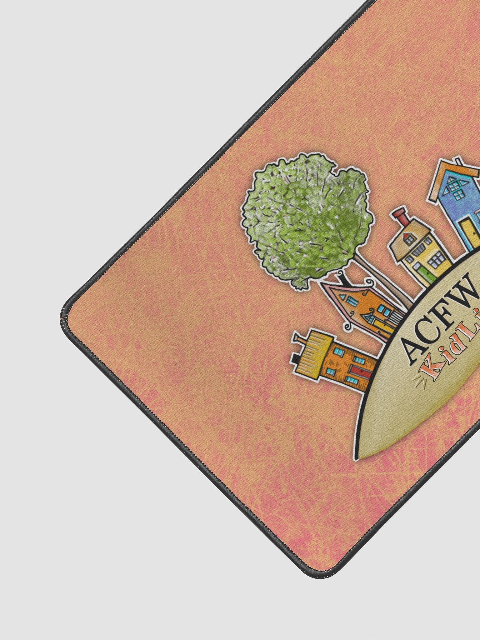 Whimsical ACFW KidLit House Computer Desk Mat Orange product image (2)