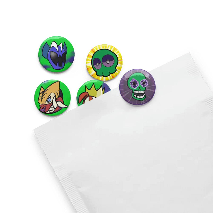 Green Villain Pins! product image (8)