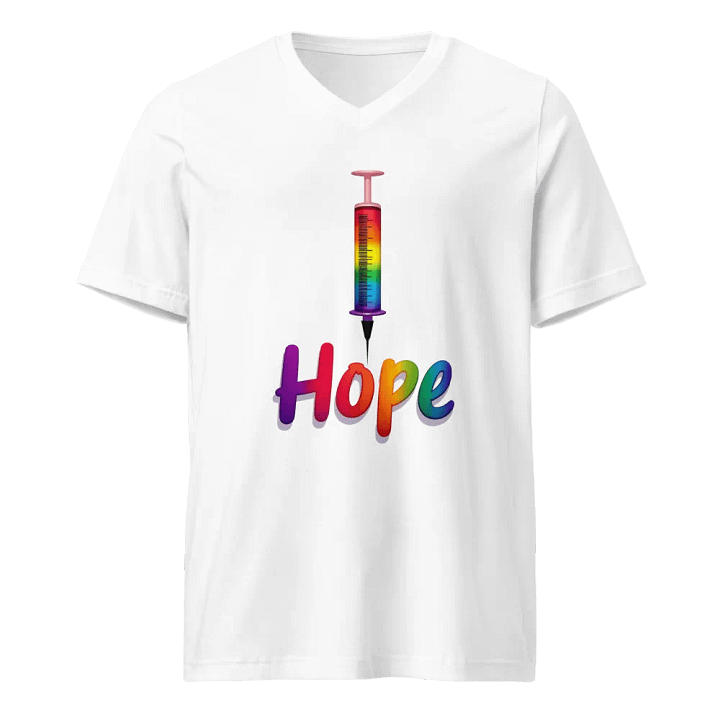 Rainbow Hope Syringe V-Neck Tee product image (5)