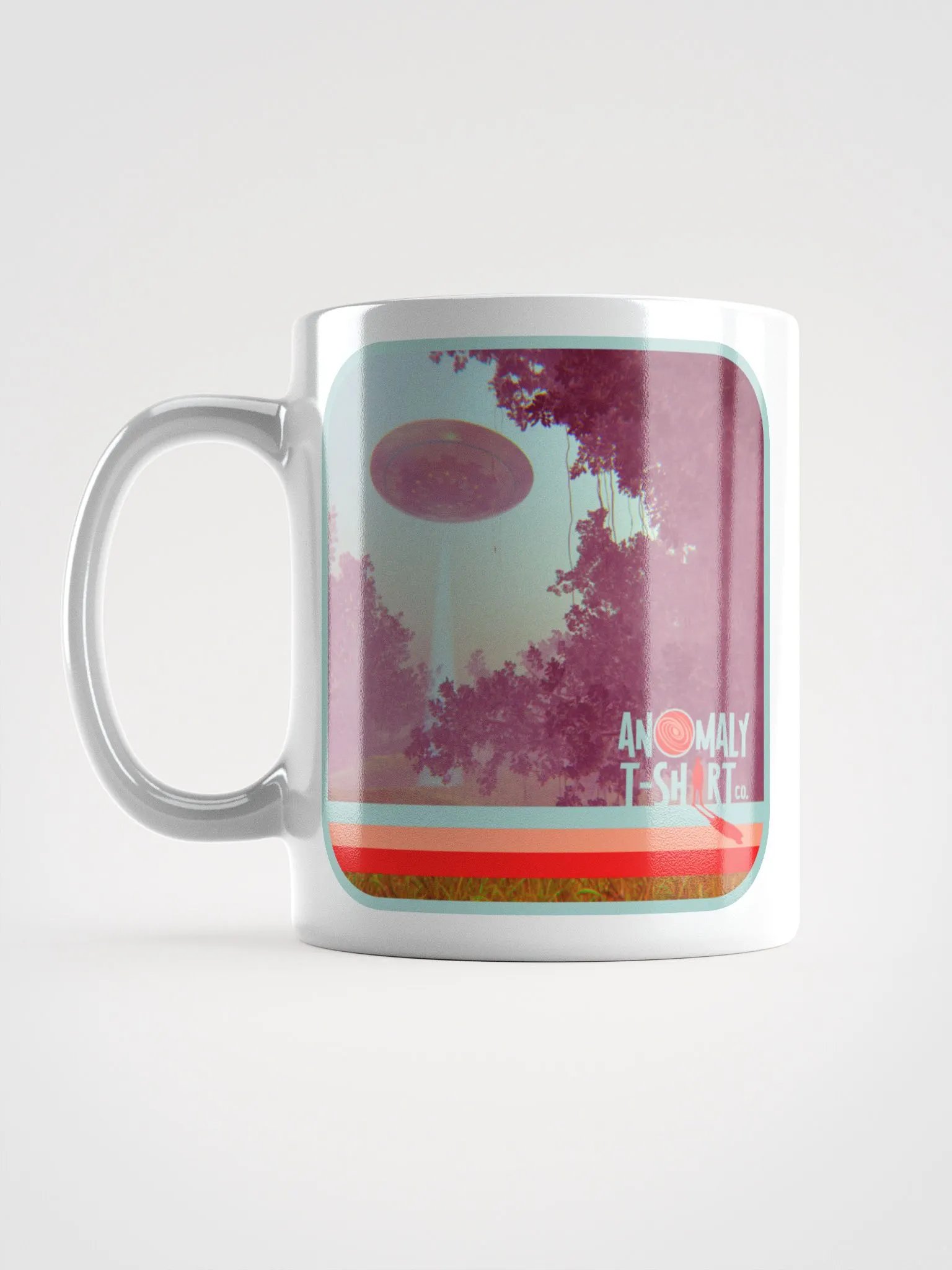 Vintage UFO Beam White Mug product image (6)
