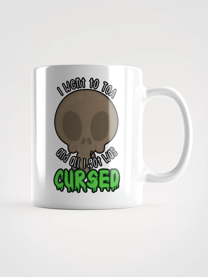 All I Got Was Cursed - Warrior - White Glossy Mug product image (1)