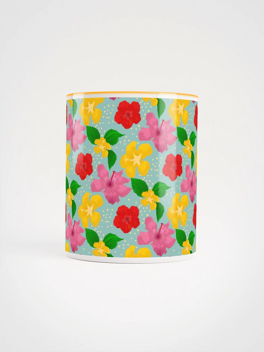 Hibiscus Flower Pattern Mug product image (5)