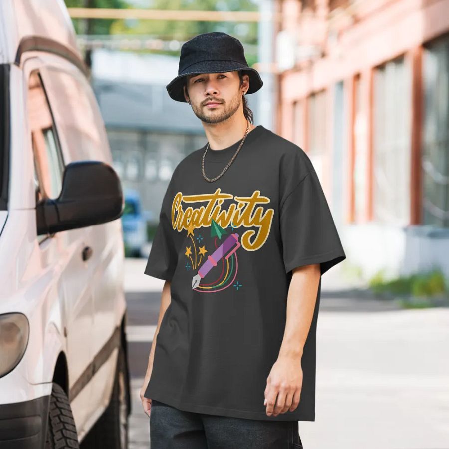 Creativity Oversized Unisex T-shirt product image (9)