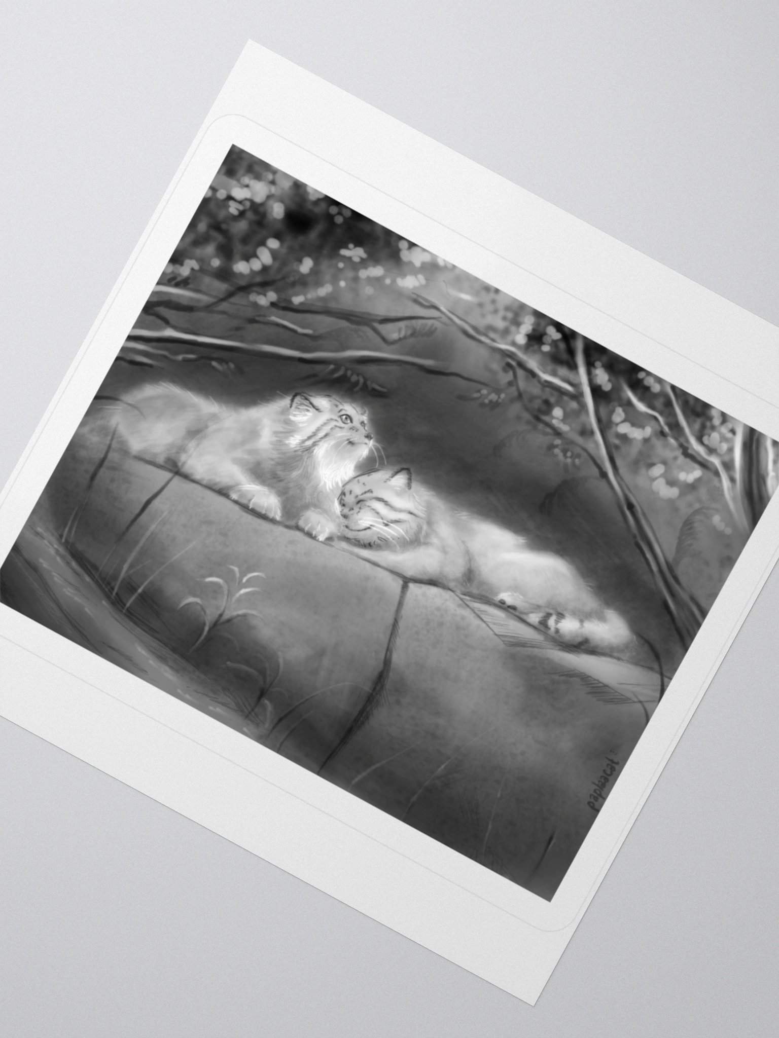 Bol & Polly Tribute (B&W) - Sticker product image (2)