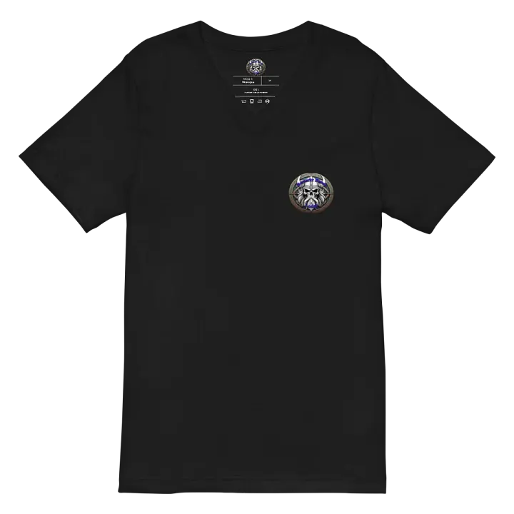 Viking Skull Emblem V-Neck Tee product image (2)