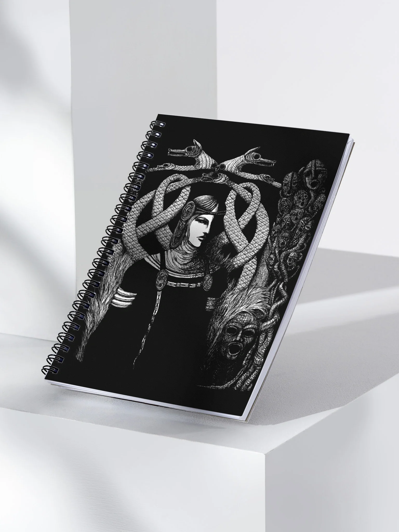 Hel in Black Spiral Notebook product image (3)