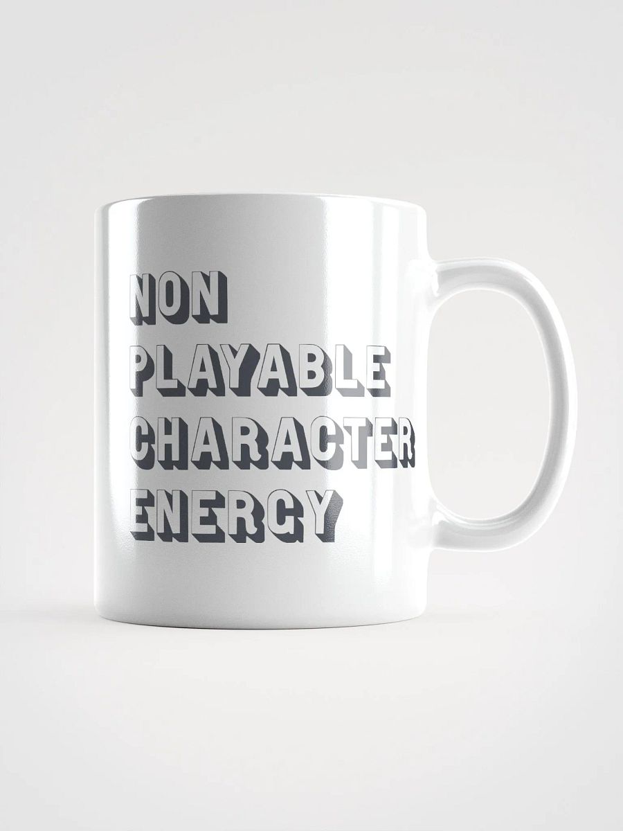 OkayishAF NPC Energy 20oz Mug White product image (1)