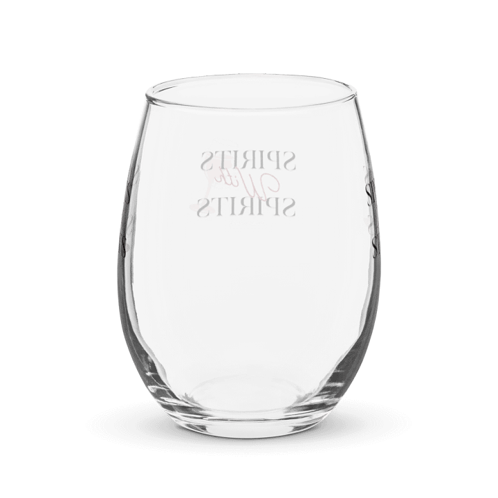 Spirits With Spirits Stemless WHITE Wine Glass product image (2)