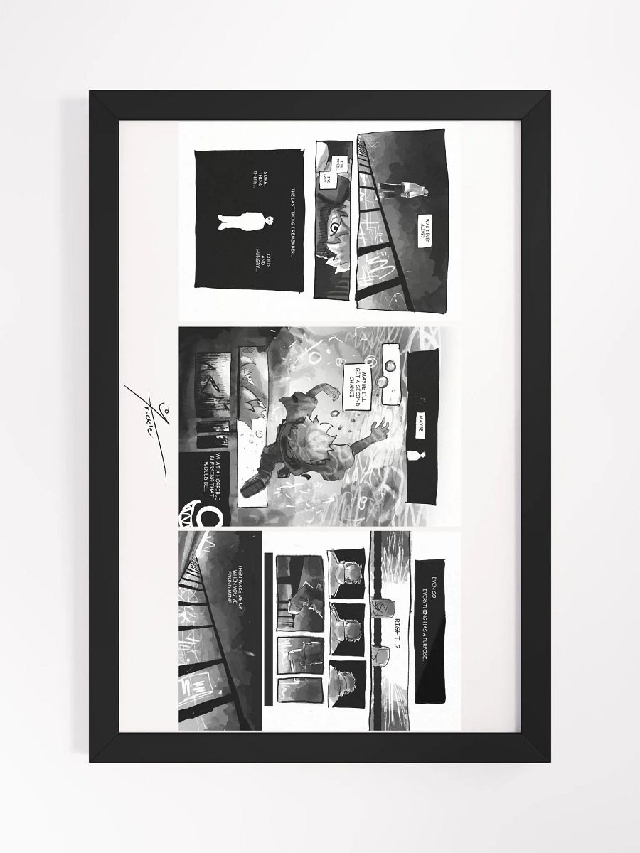 Signed + Framed Omamori Manga Panels product image (1)