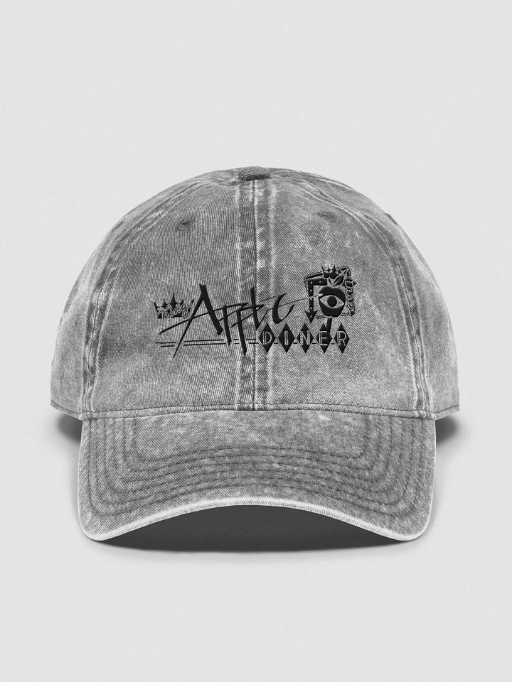 King Apple Diner (Black) ✦ Otto Vintage Wash Dad Hat product image (1)