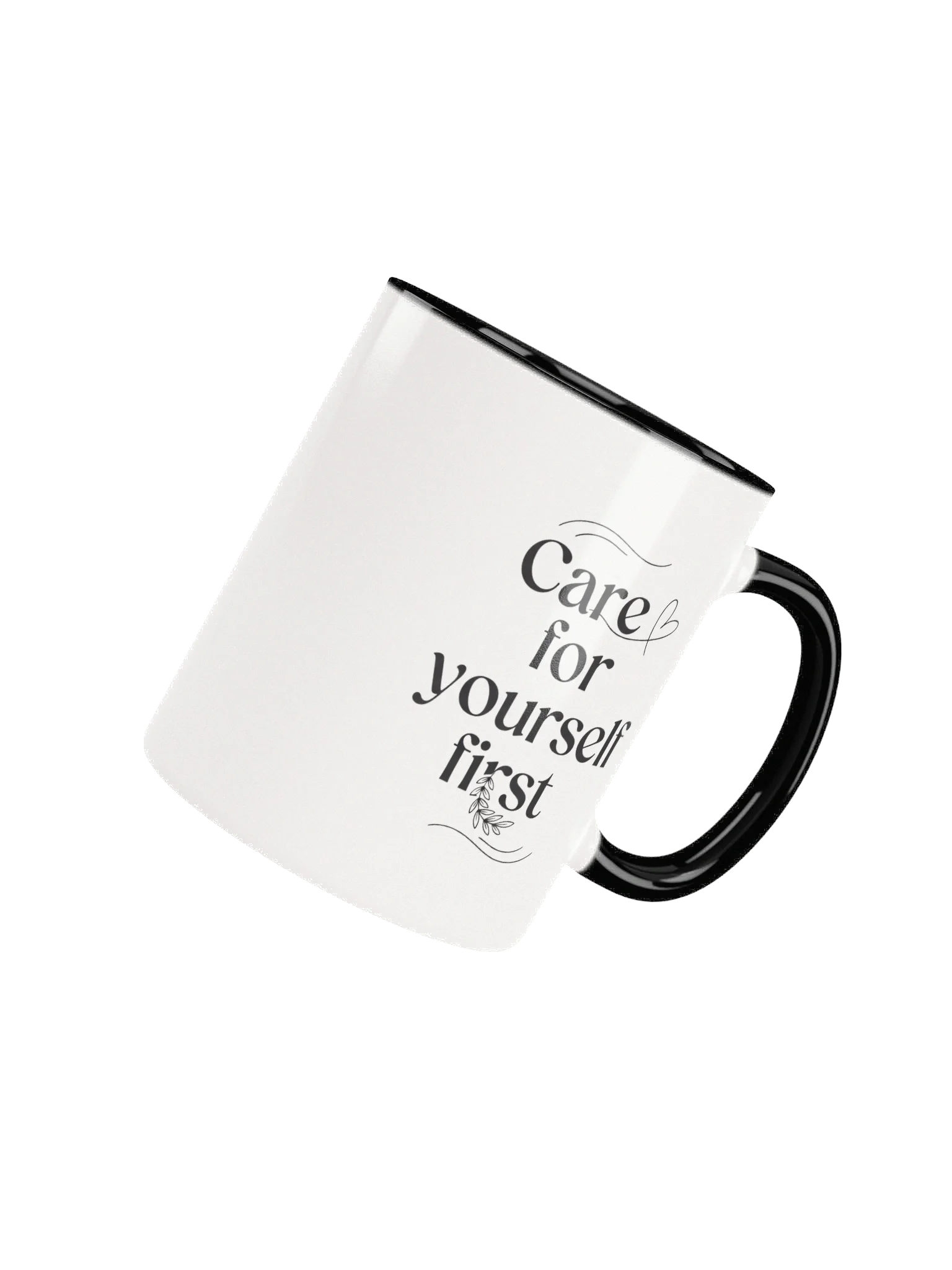 Care for Yourself First” Inspirational Self-Care Coffee Mug – Motivational Gift for Mental Wellness product image (4)