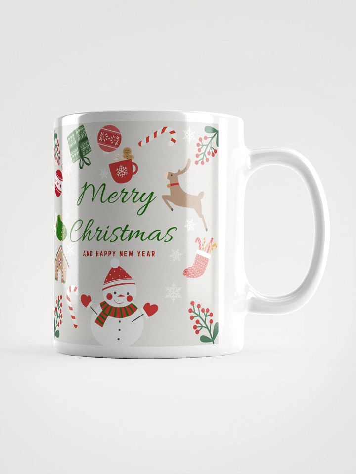 Festive Greetings White Glossy Mug product image (3)