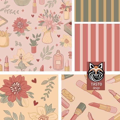 ✨Exciting news!✨ I've just released a brand-new collection on Spoonflower—a mix of soft florals, chic stripes, and playful de...