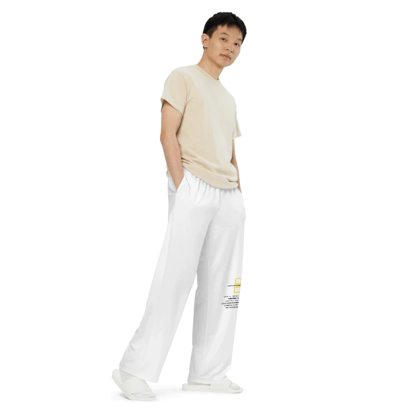 symmetry Cozy Pants - yellow line product image (1)