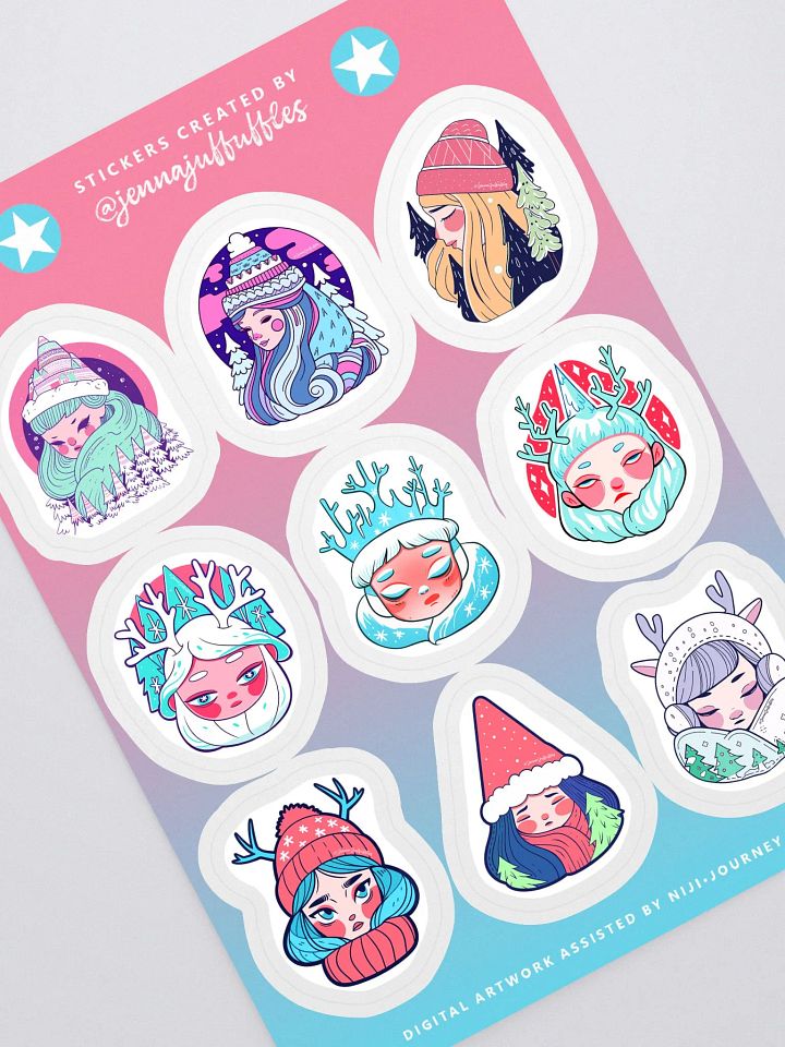 Joyful Sticker Sheet, Launch Drop 2024 Designs product image (2)