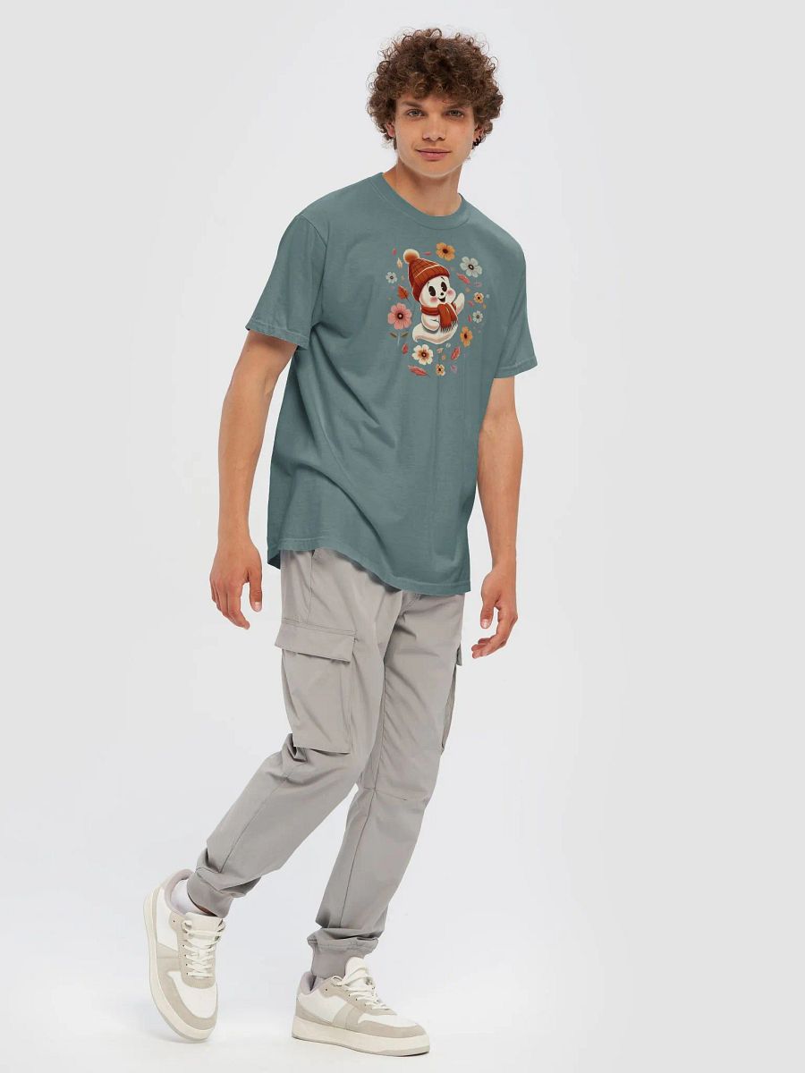 Ghost in a Hat Floral Comfort Colors T-Shirt product image (31)