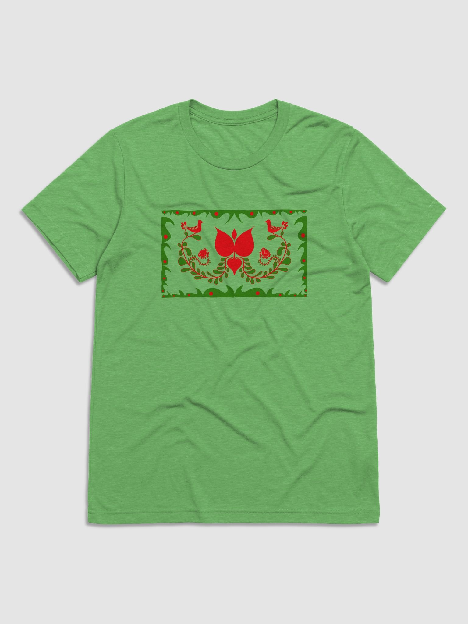 Hungarian Folk-Inspired Symmetry T-Shirt product image (2)