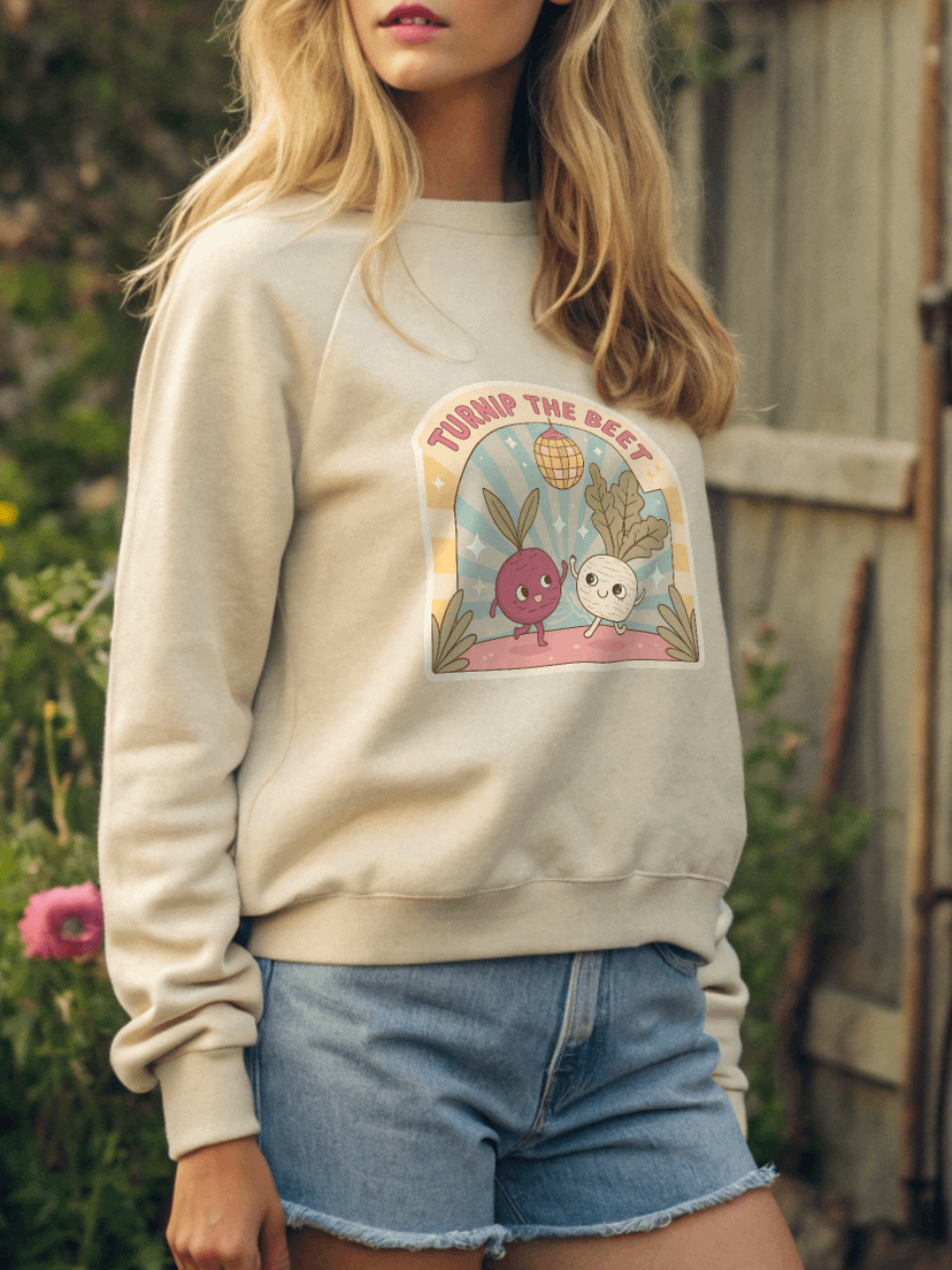 Turnip the Beet Disco Crewneck product image (1)
