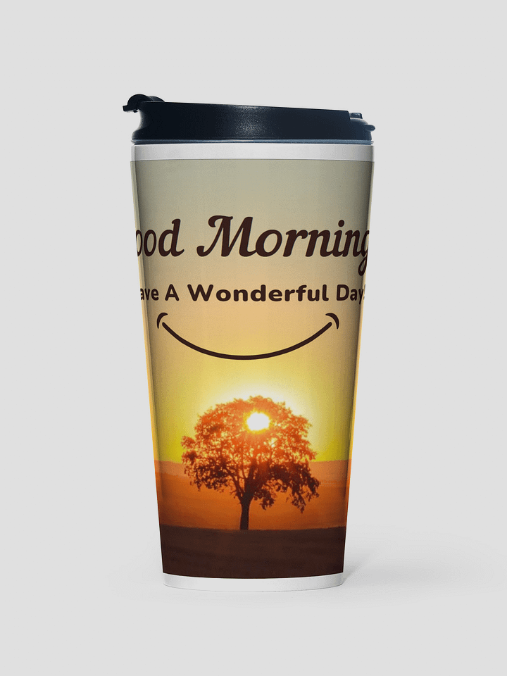 Smiling Sunrise Stainless Steel Travel Mug product image (1)