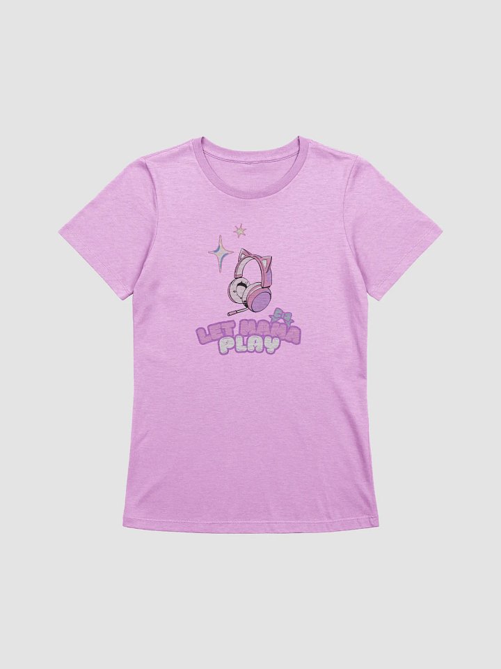 Let Mama Play Cozy Tee (Let Mama Play Tee – Gamer Girl Magic Unlocked 🎧💜) product image (1)