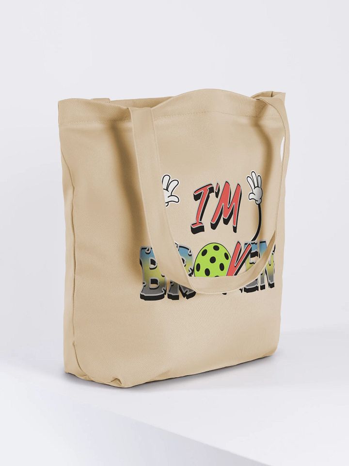 Im Ok Im Broken Pickleball Passion Eco Tote product image (4)