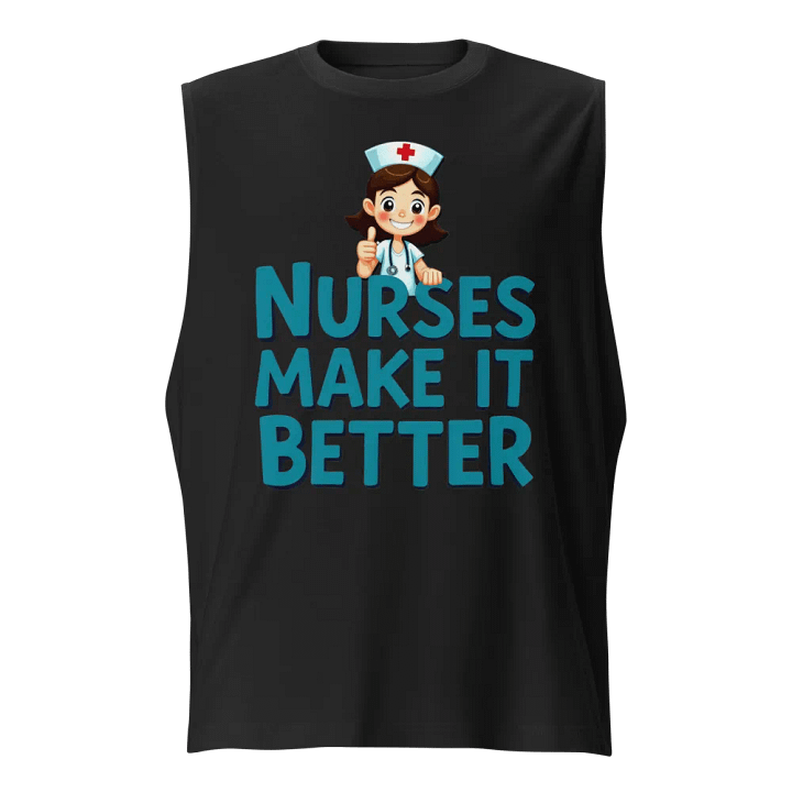 Nurse Power Thumbs-Up Muscle Tank product image (1)
