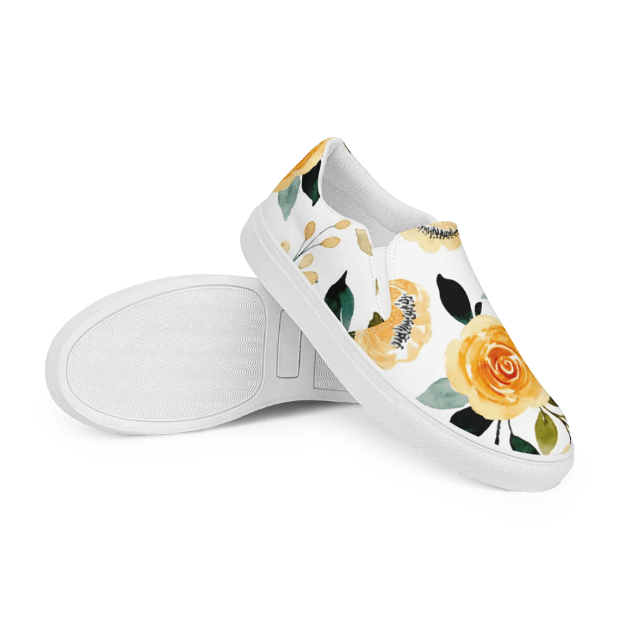 Yellow Rose Delight Slip-Ons product image (12)