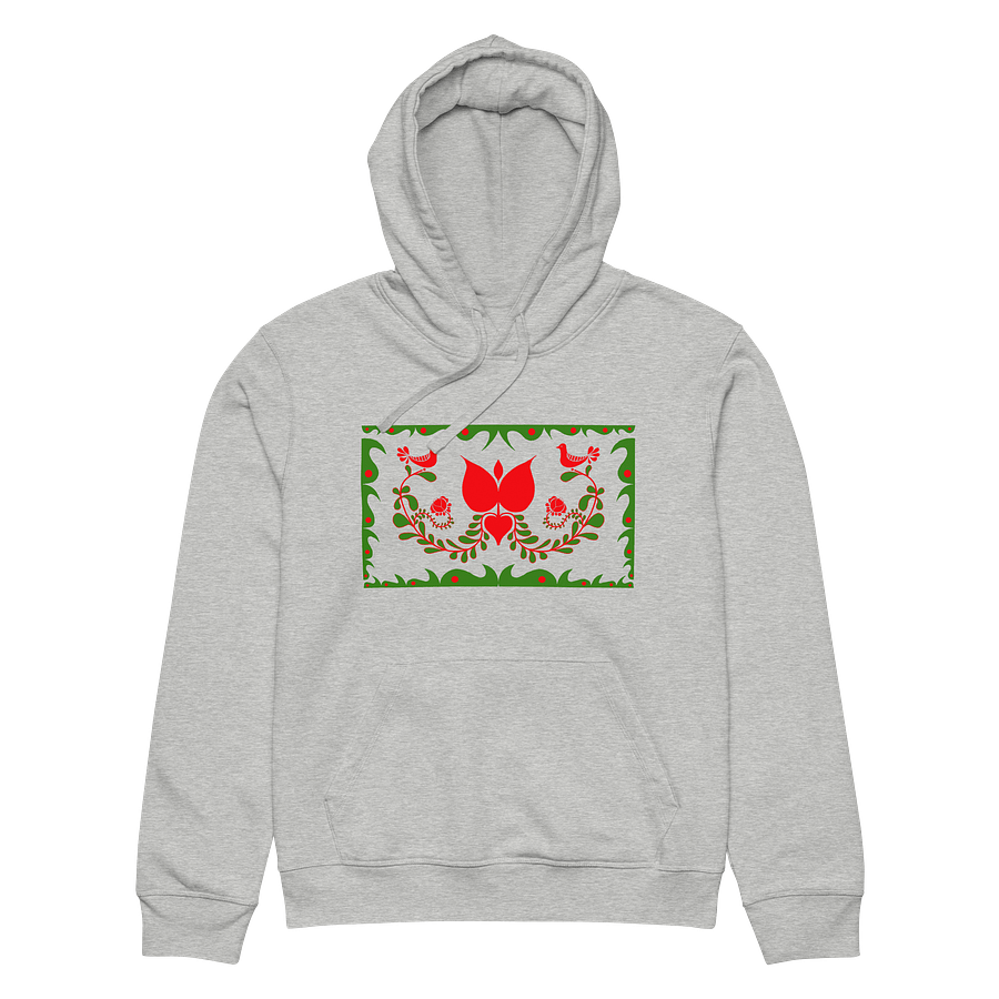 Hungarian Folk Art Silver Hoodie product image (6)