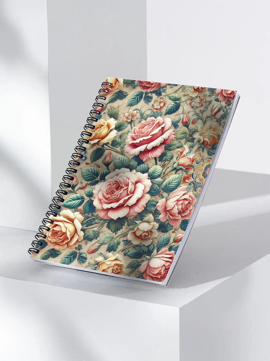 Royal Floral Spiral Notebook product image (3)