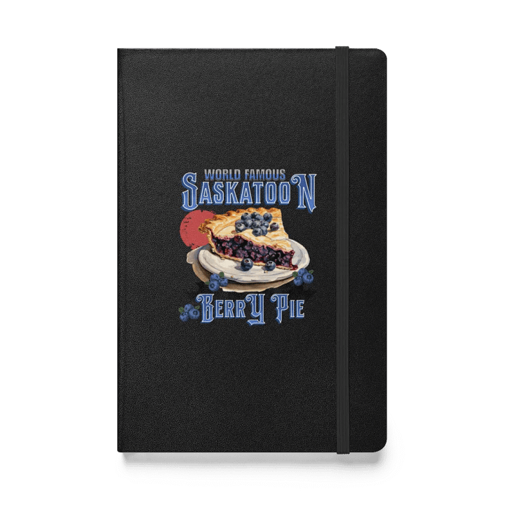 Saskatoon Berry Pie Hardcover Notebook product image (1)