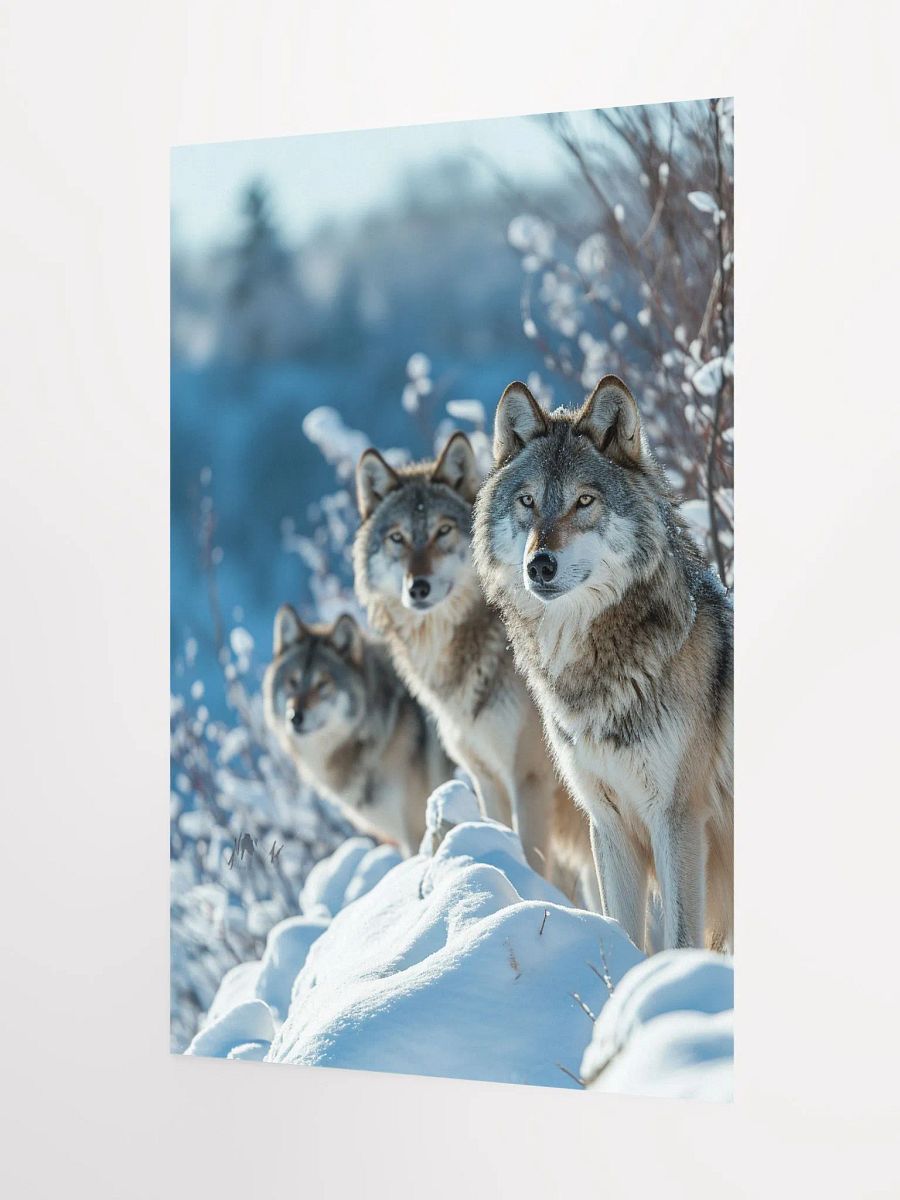 Wolf Pack in Snow: Majestic Winter Scene product image (8)