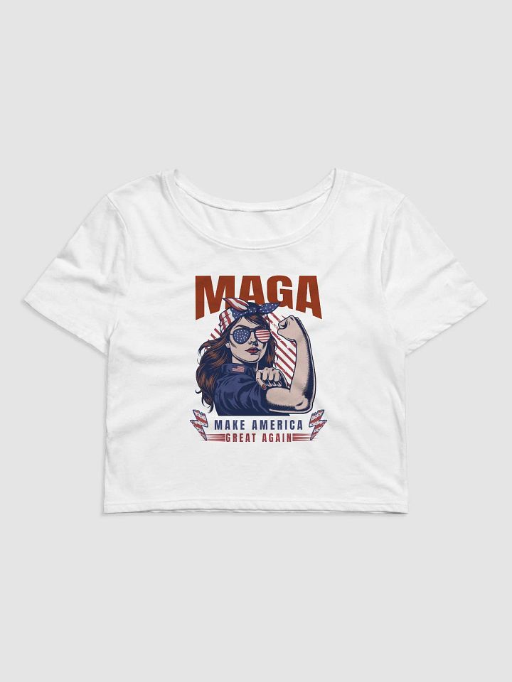 MAGA Flex Women's Crop Tee product image (2)