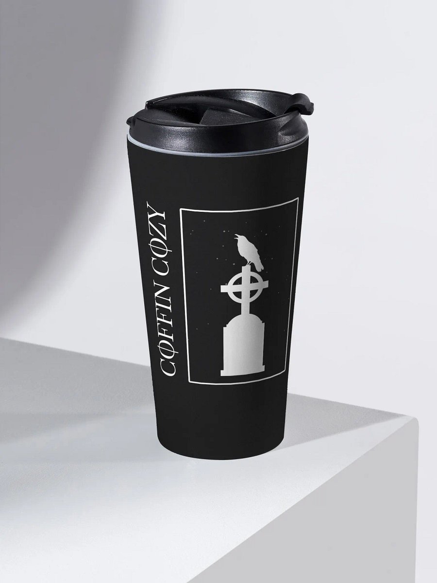 Winter Raven Stainless Steel Travel Mug product image (1)