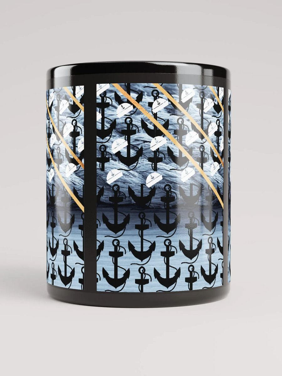 JoBeth Nautical ⚓ Black Glossy Mug product image (10)