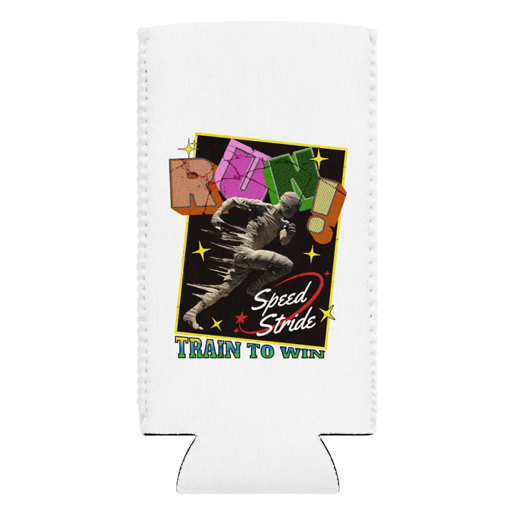 Train To Win Block Letters Run! Bandage Runner Can Cooler product image (2)