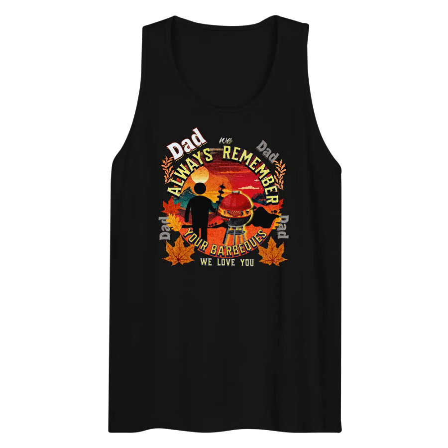 Dad ‘we always remember your Barbecue’ Mens fathers day t shirt product image (10)