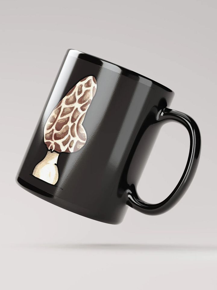 Linus's Morel Mug ~ Black product image (4)