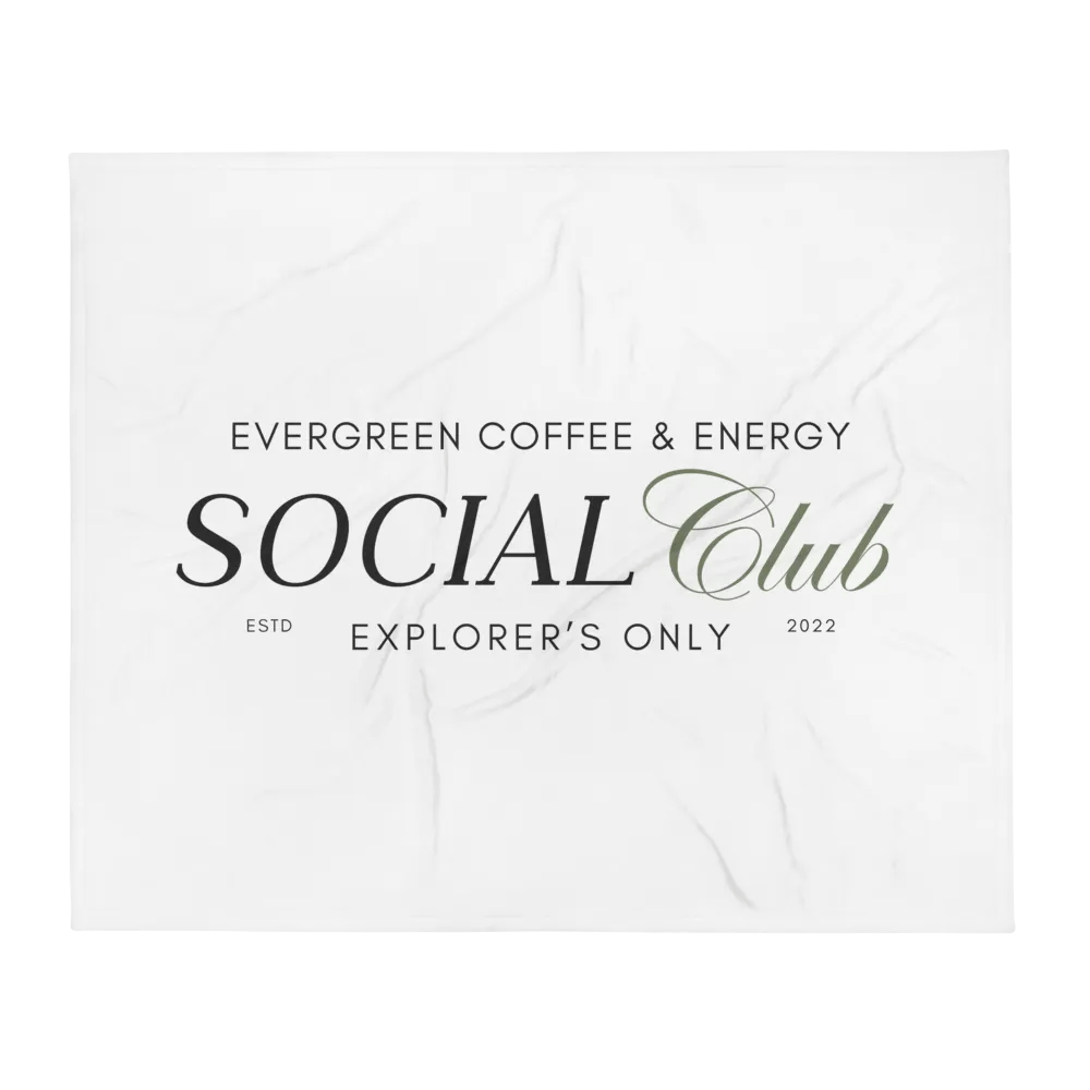 Social Club Throw Blanket | Sip Society product image (1)