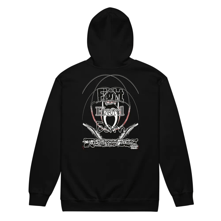 Fight Hard Earn Respect - Unisex Heavy Blend Zip Hoodie product image (2)