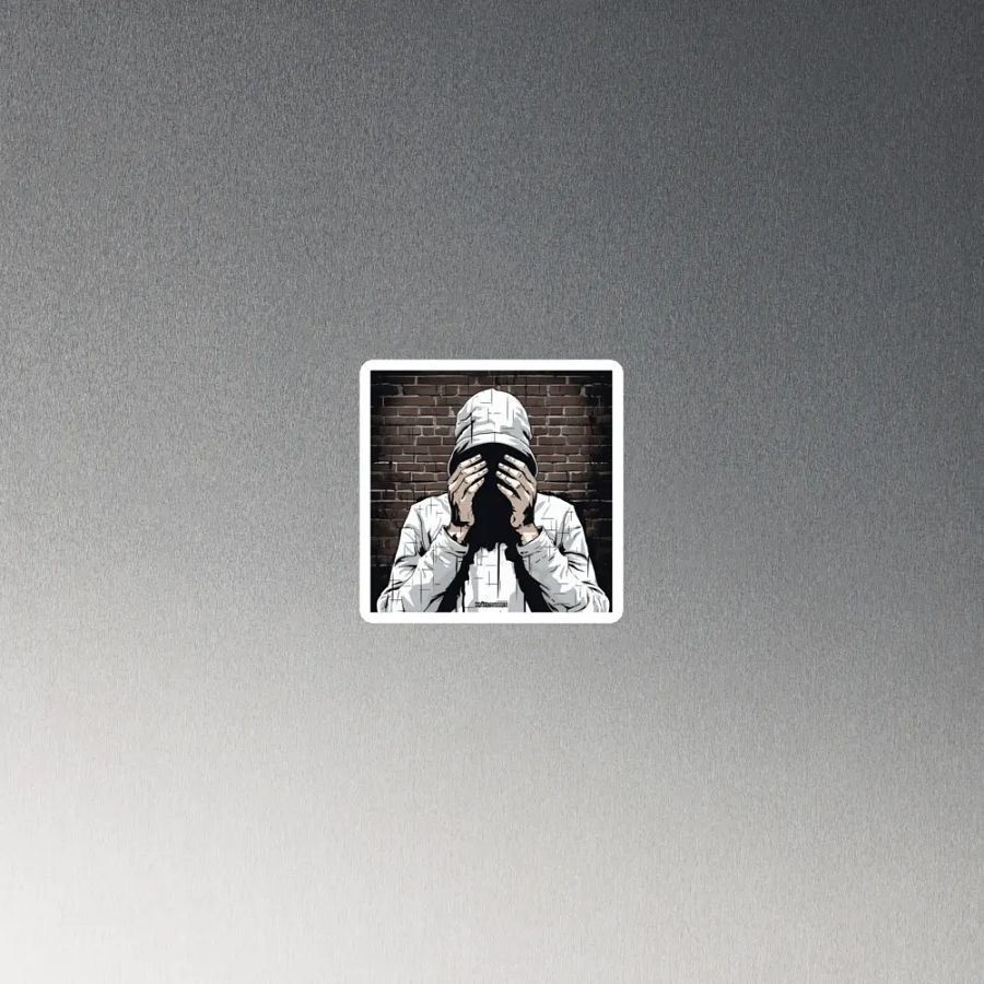 PREMIUM VINYL MAGNET ⚫️ Mind Overwhelm product image (4)