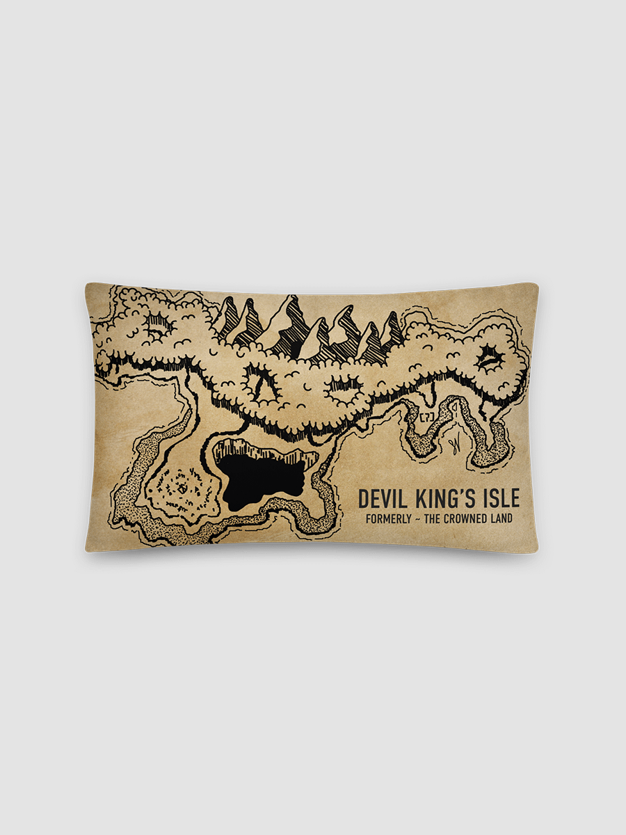 Devil King's Isle Throw Pillow product image (2)