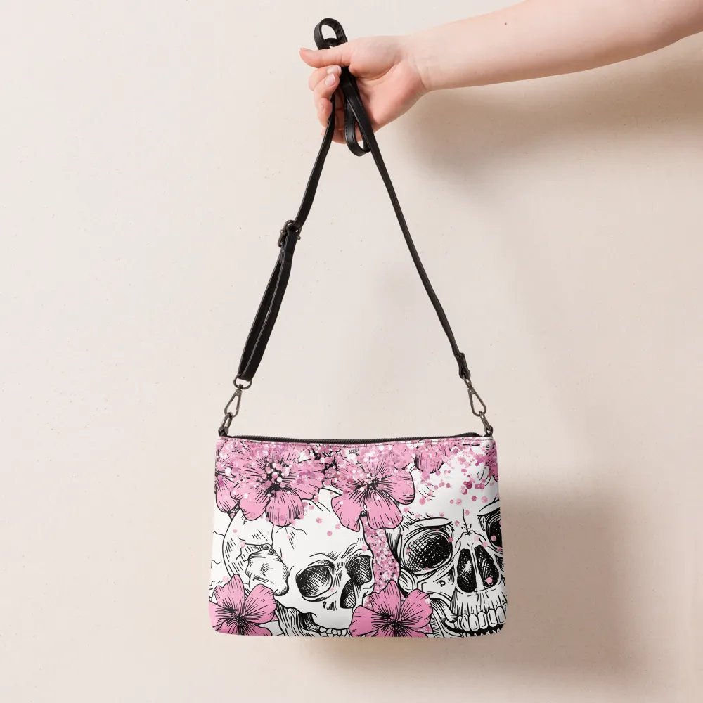 Skull & Pink Flowers Purse product image (7)
